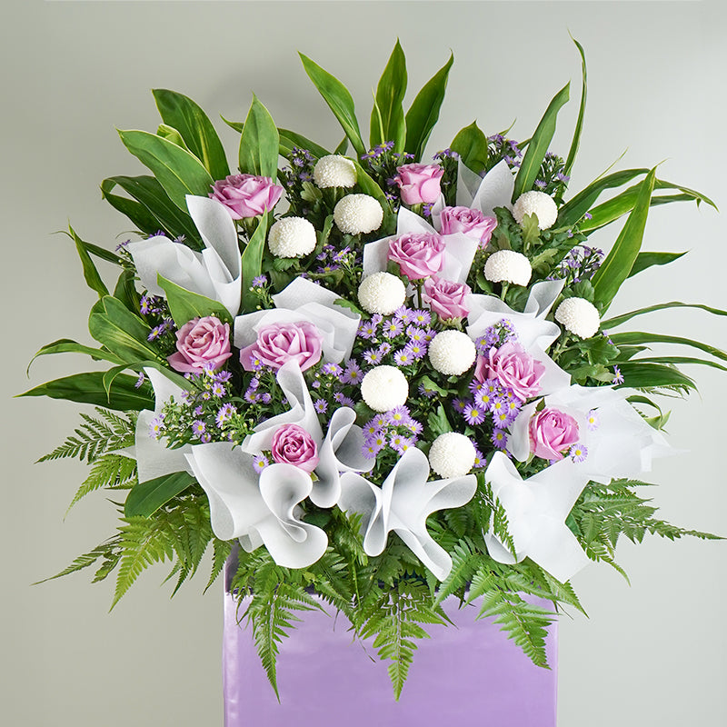 Amethyst Condolence | Funeral Flowers